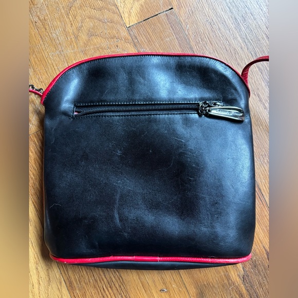 Donald J. Pliner 100% leather made in Spain mirrored purse - Picture 4 of 10